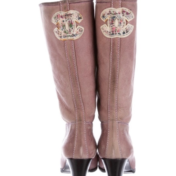 CHANEL Shoes - Authentic Chanel mid calf boots!!